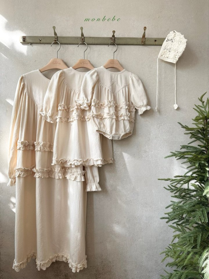 【monbebe】 Merlin Frill dress (for mom)