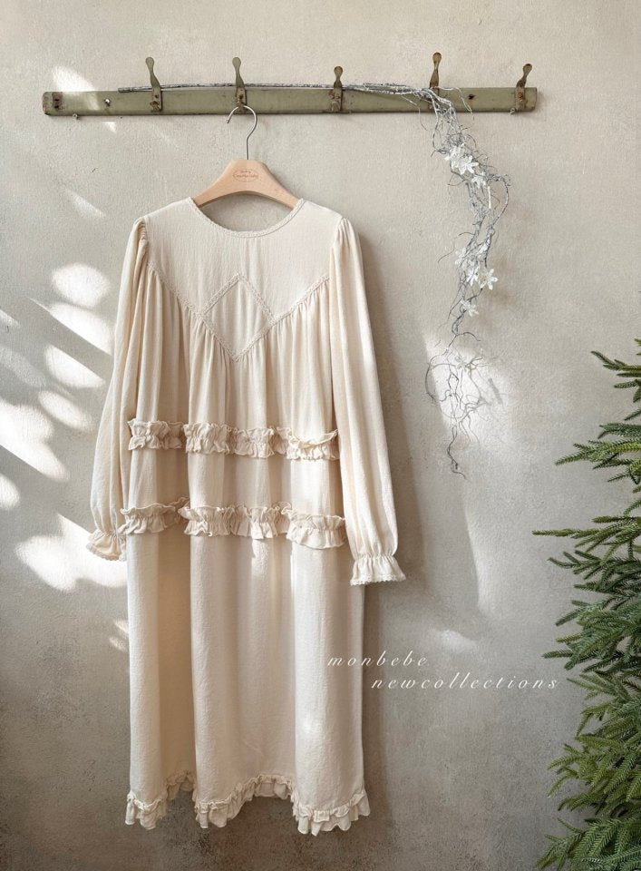 【monbebe】 Merlin Frill dress (for mom)