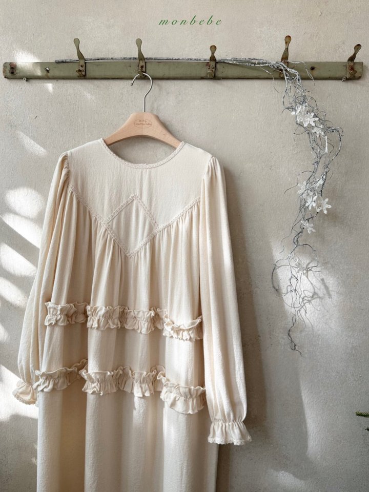 【monbebe】 Merlin Frill dress (for mom)