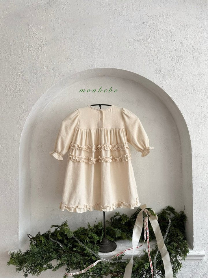 【monbebe】 Merlin Frill dress