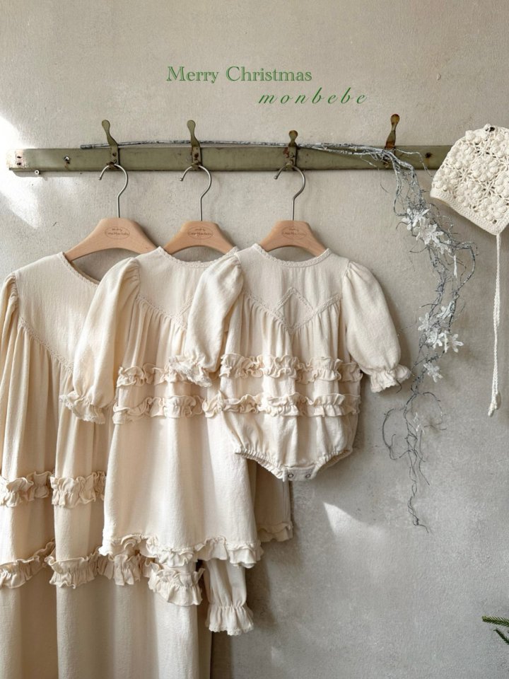 【monbebe】 Merlin Frill dress