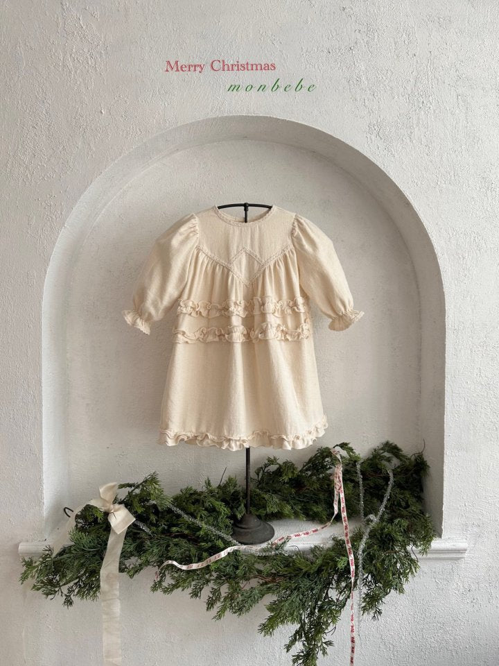 【monbebe】 Merlin Frill dress