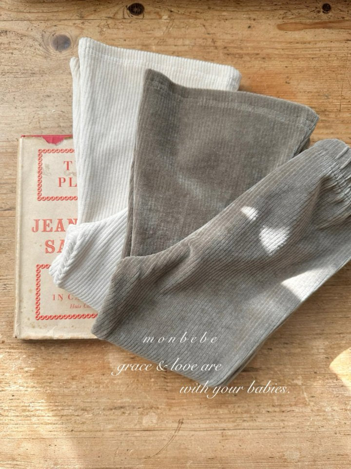 【monbebe】 Golden spandex bootcut pants