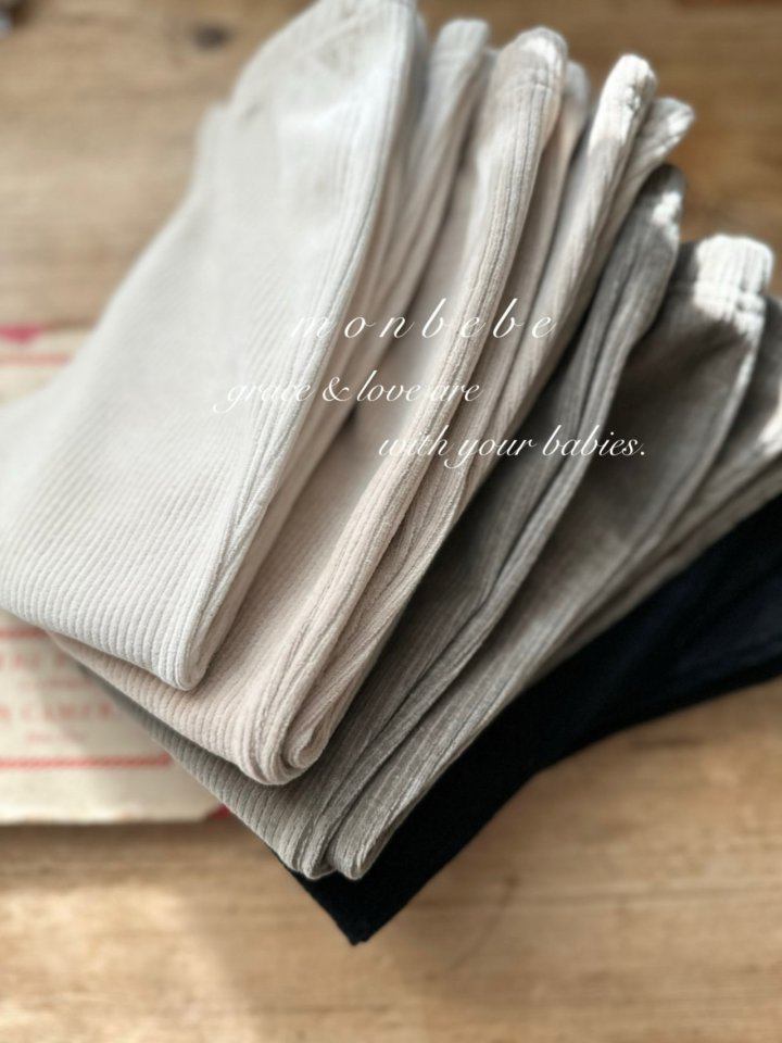 【monbebe】 Golden spandex bootcut pants