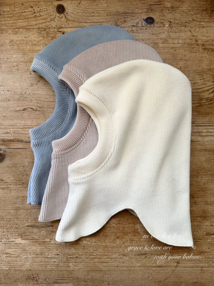 【monbebe】 rib balaclava