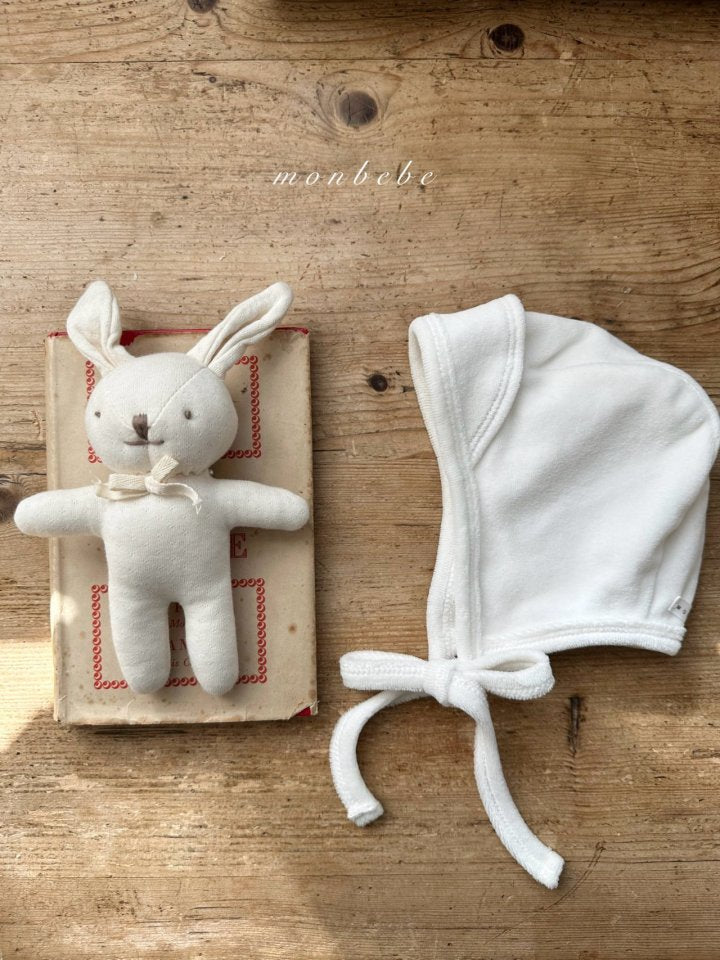 【monbebe】 Cotton Velour Bonnet