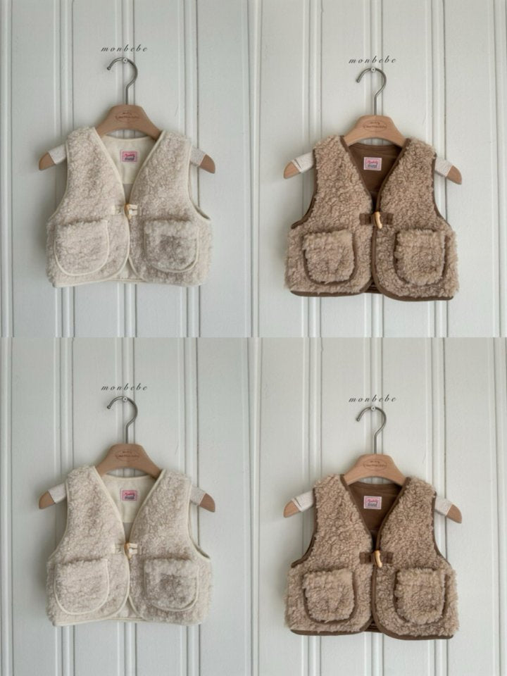 【monbebe】 Bebe wool vest