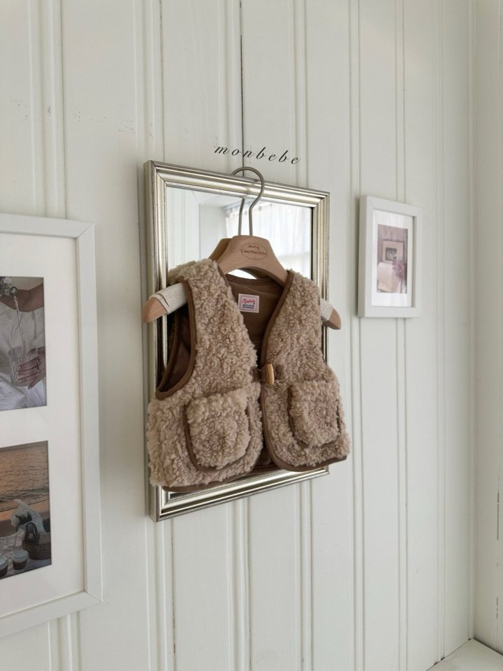 【monbebe】 Bebe wool vest