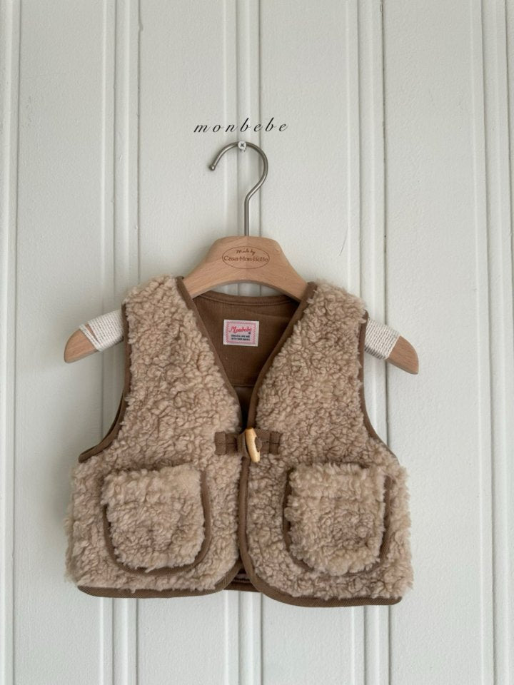 【monbebe】 Bebe wool vest
