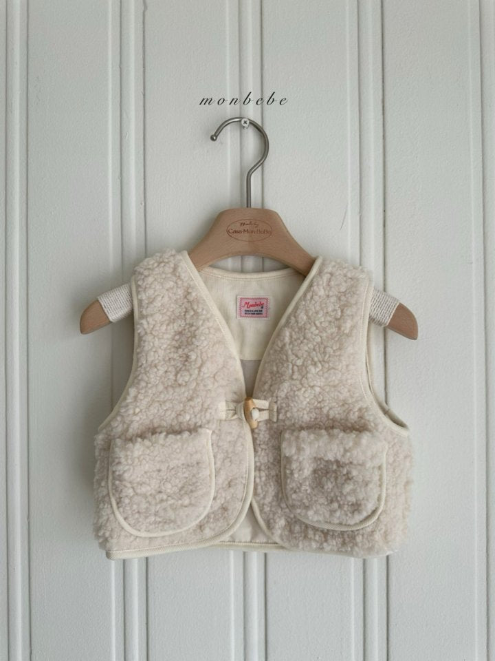 【monbebe】 Bebe wool vest