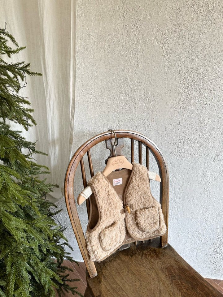 【monbebe】 Bebe wool vest
