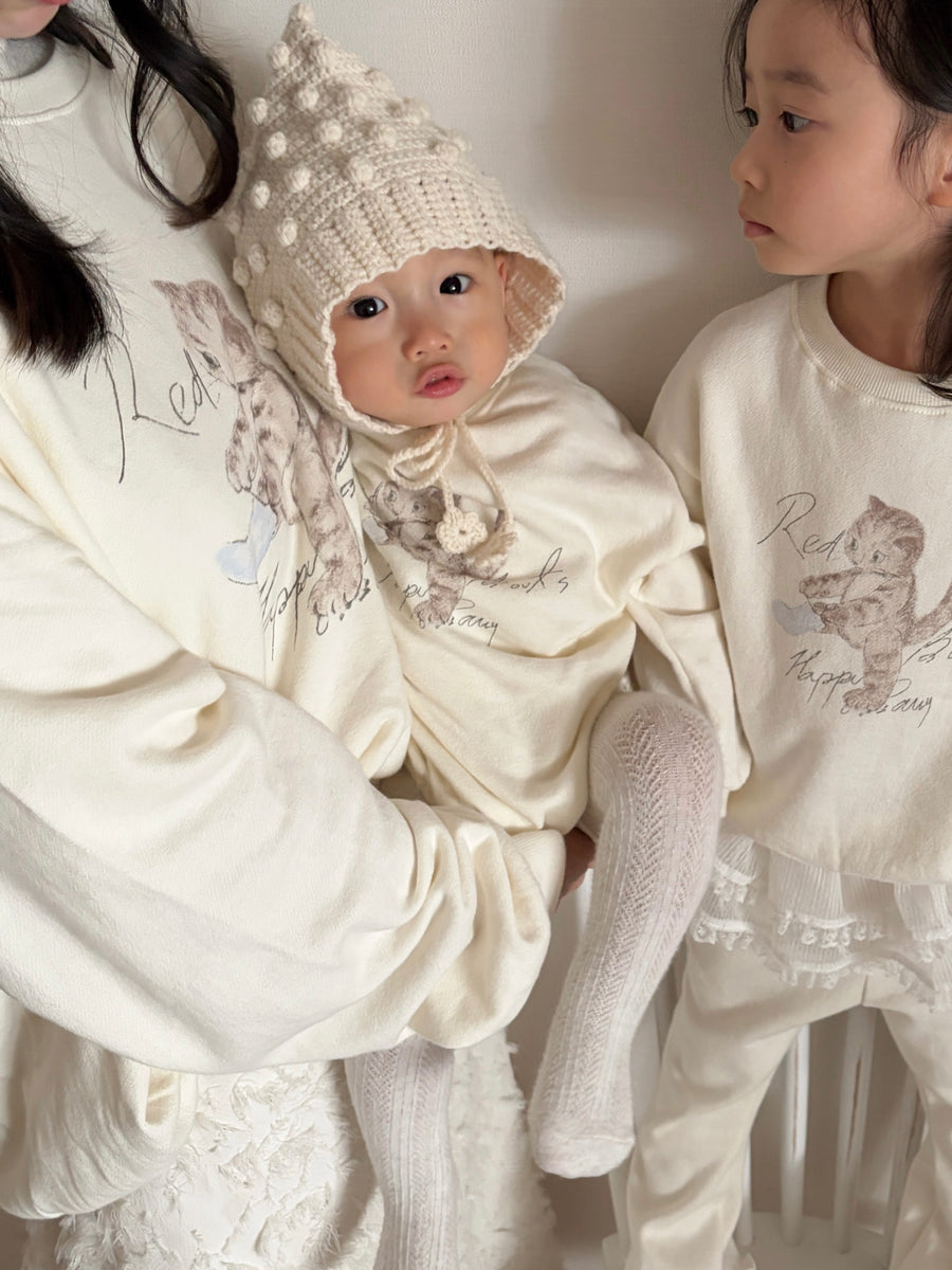 monbebe モンベベ 退院着 べビー服 韓国 子供服 出産祝い 親子コーデ