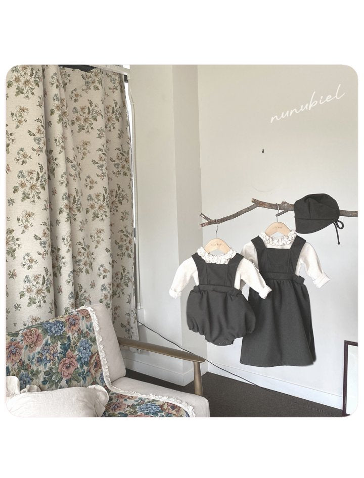 【nunubiel】 Accordion romper & bonnet