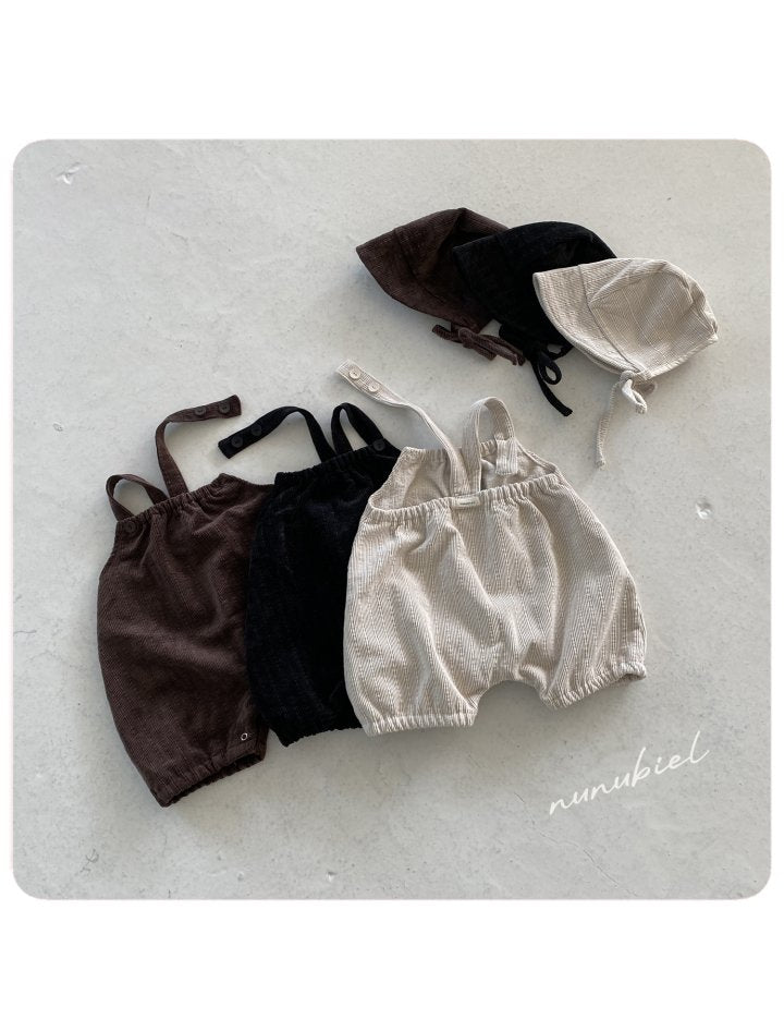【nunubiel】 Clap romper & bonnet