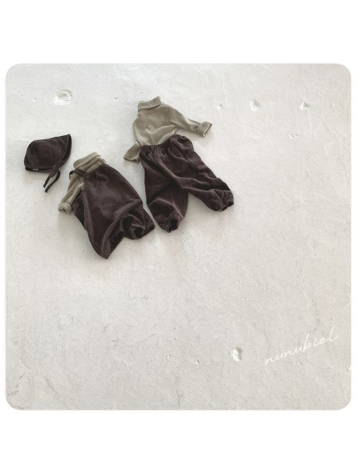 【nunubiel】 Clap romper & bonnet