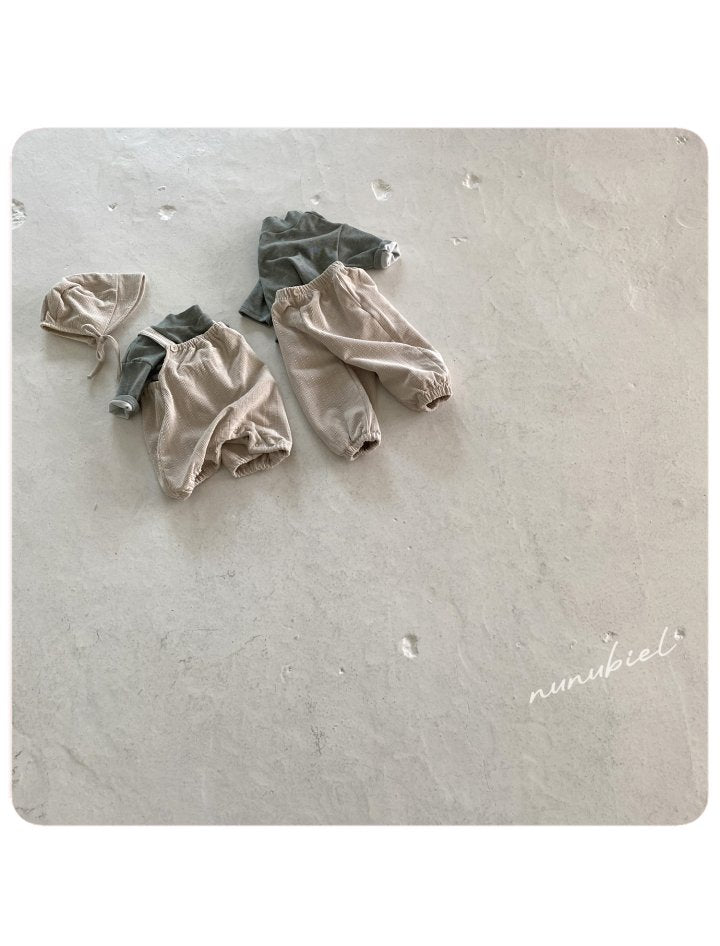 【nunubiel】 Clap romper & bonnet