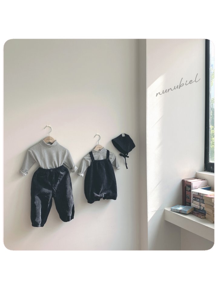 【nunubiel】 Clap romper & bonnet