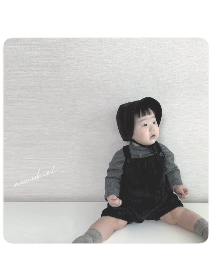 【nunubiel】 Clap romper & bonnet