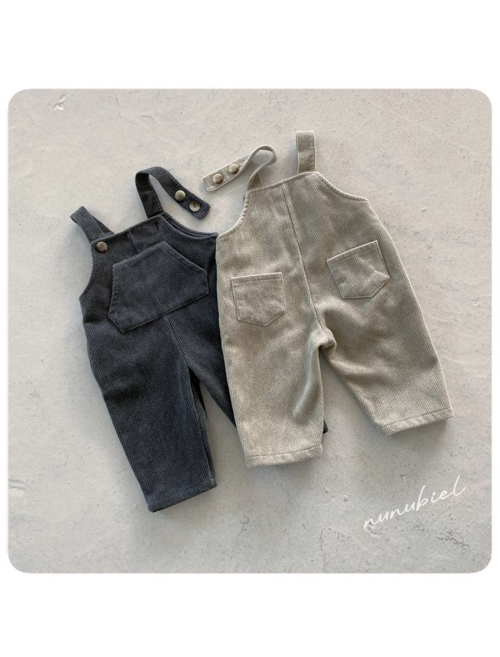 【nunubiel】 Corduroy overall pants