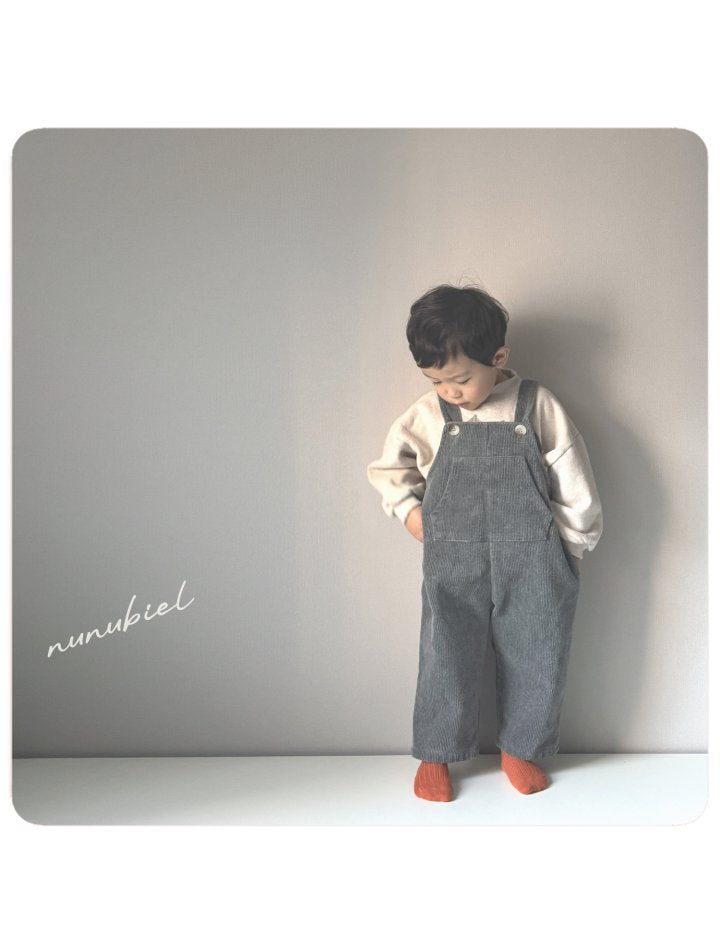 【nunubiel】 Corduroy overall pants