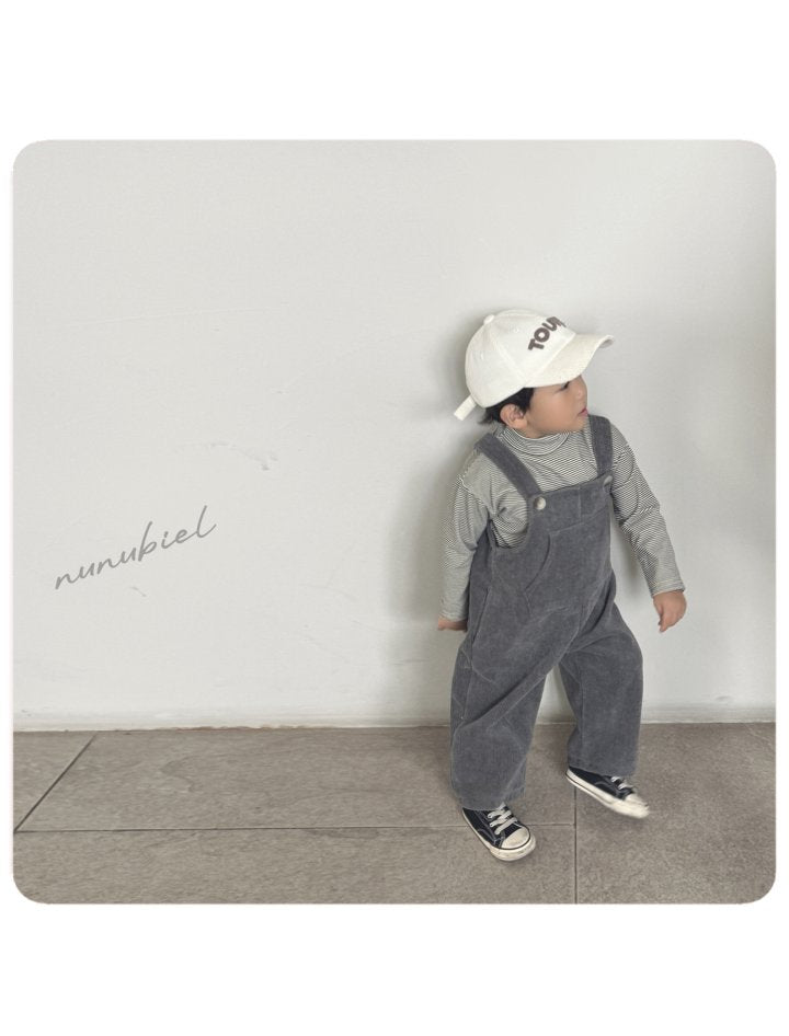 【nunubiel】 Corduroy overall pants