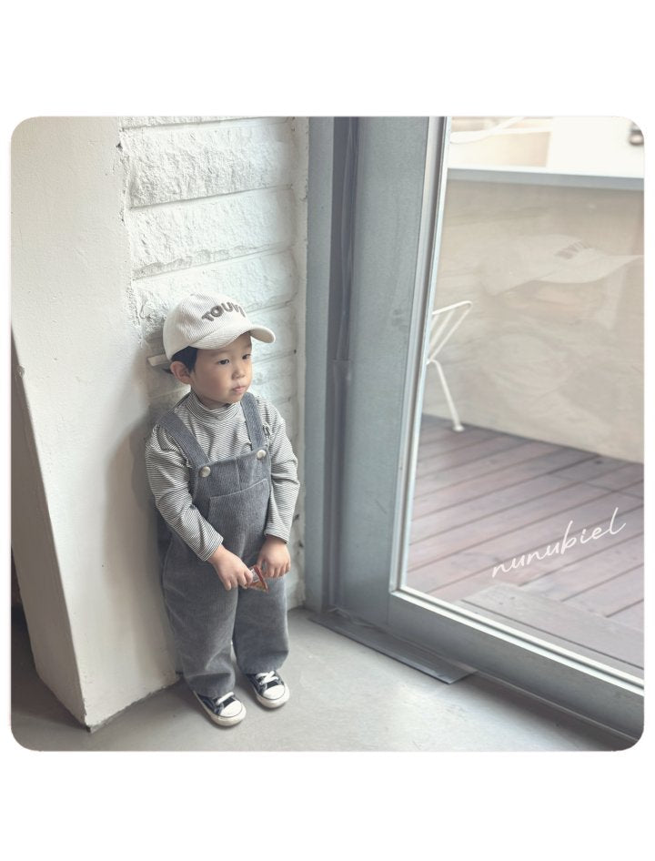 【nunubiel】 Corduroy overall pants