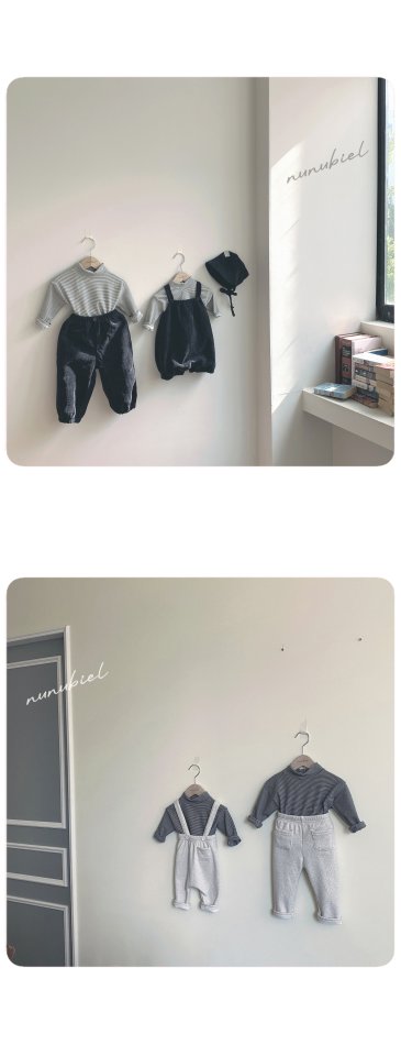 【nunubiel】 Bebe Stripe Turtleneck