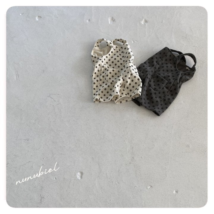 【nunubiel】 Dot jumpsuit