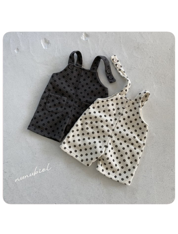 【nunubiel】 Dot jumpsuit