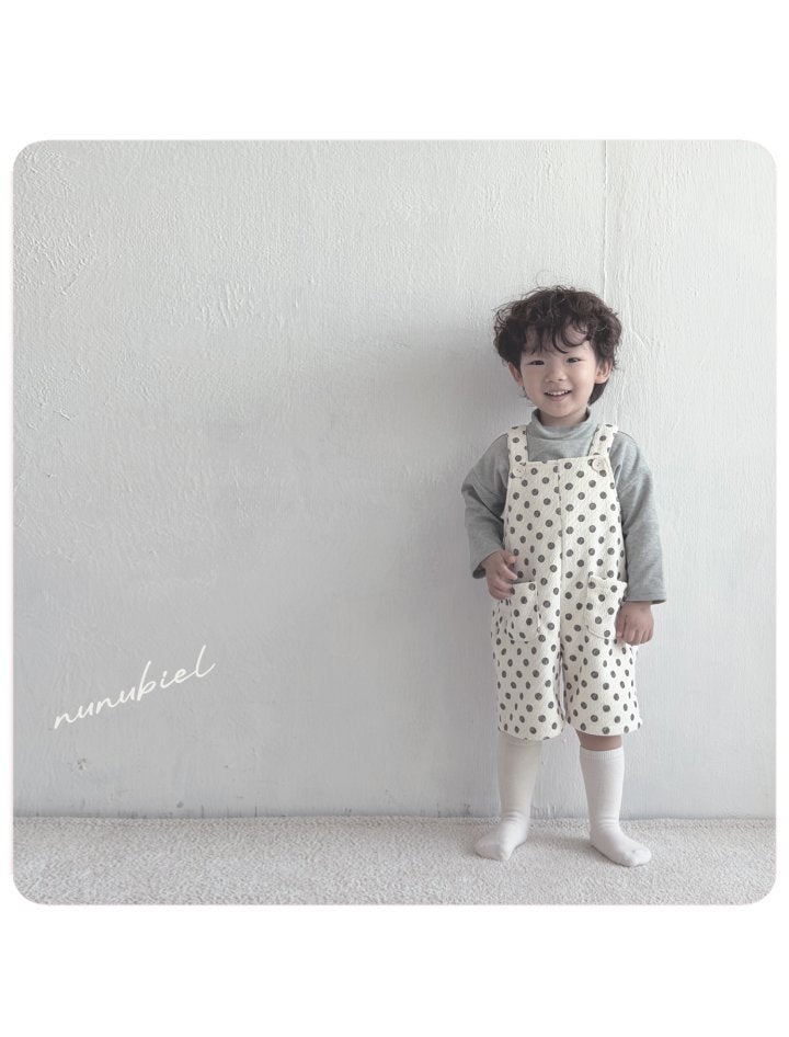 【nunubiel】 Dot jumpsuit