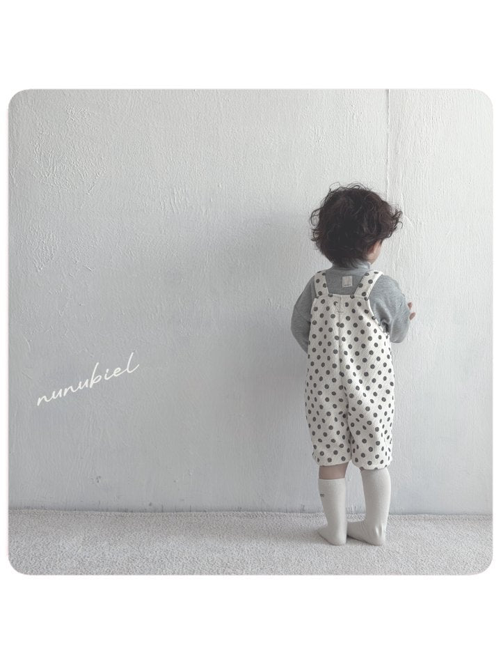 【nunubiel】 Dot jumpsuit
