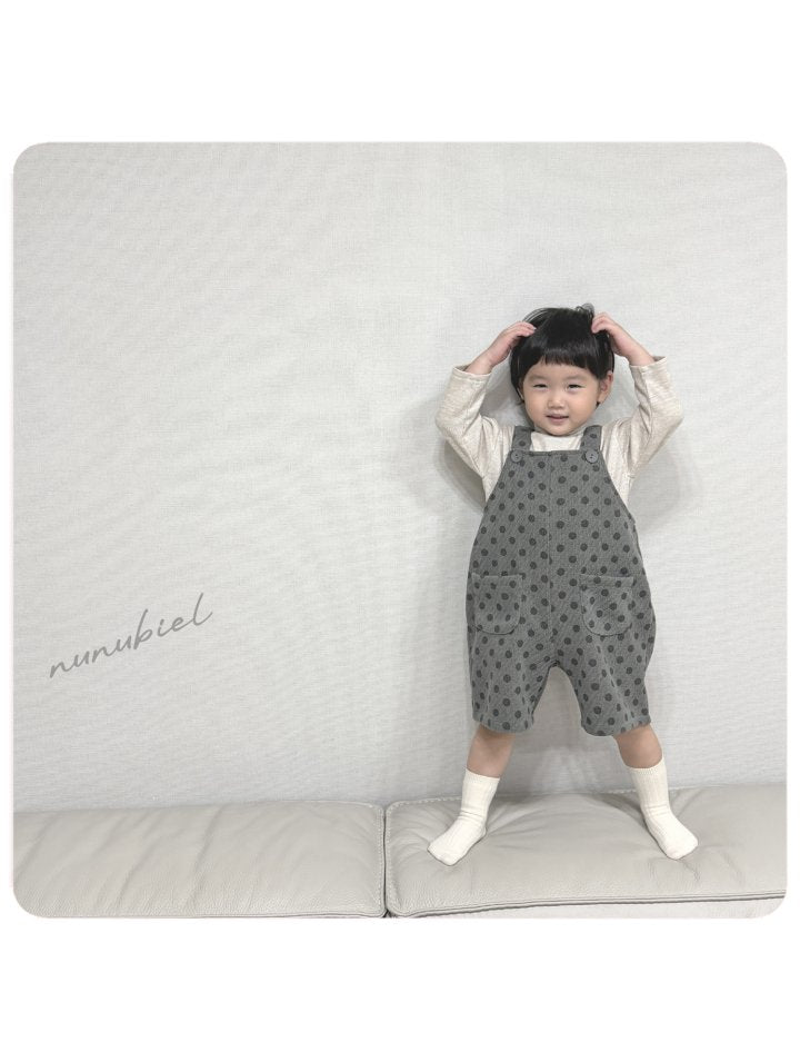 【nunubiel】 Dot jumpsuit
