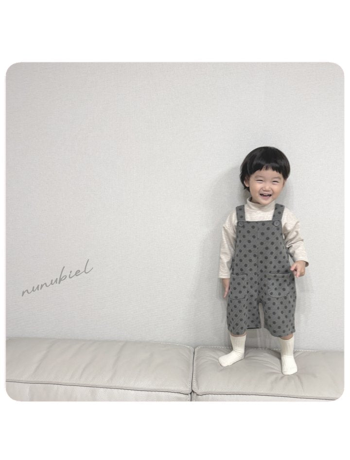 【nunubiel】 Dot jumpsuit