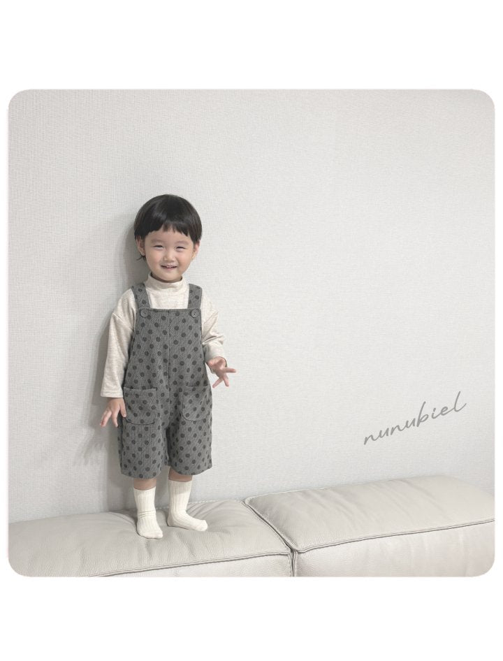 【nunubiel】 Dot jumpsuit