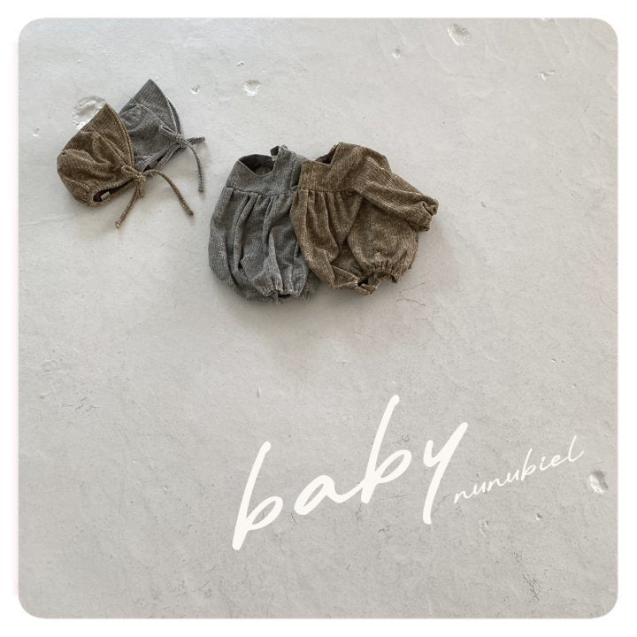 【nunubiel】 Caluna Romper & Bonnet