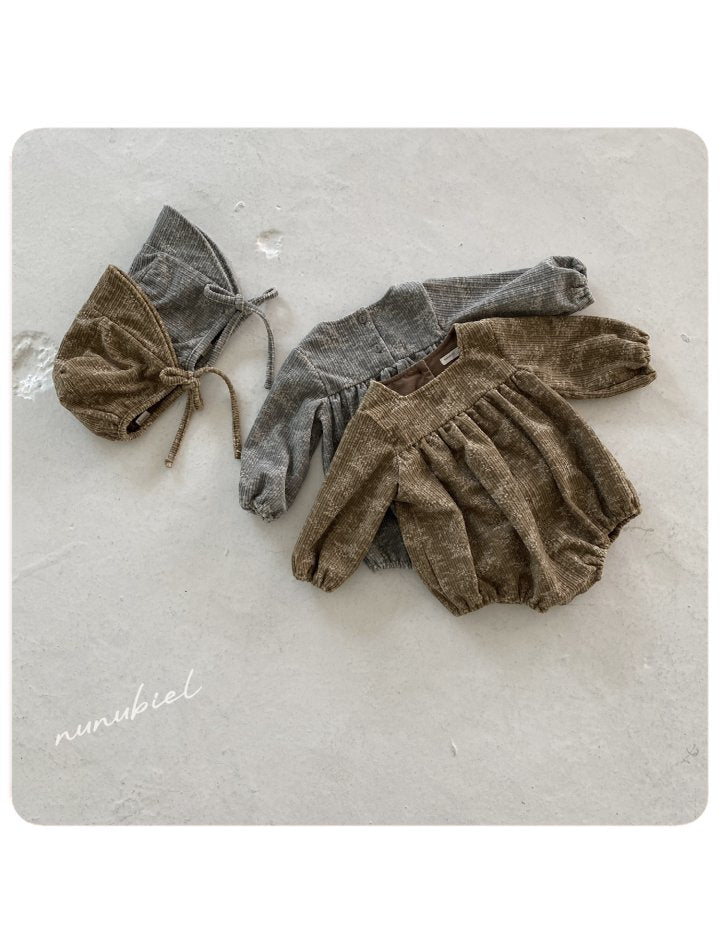 【nunubiel】 Caluna Romper & Bonnet