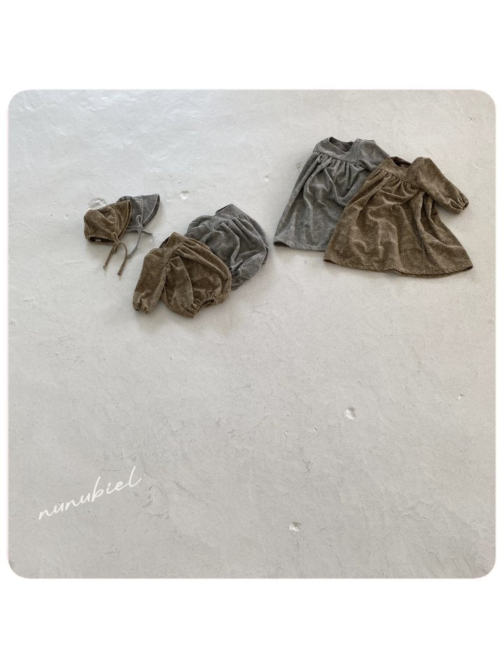 【nunubiel】 Caluna Romper & Bonnet