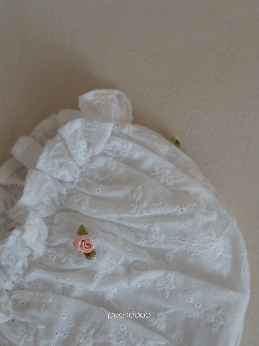 NEW【peekaboo】 Rose bonnet（ボンネット）