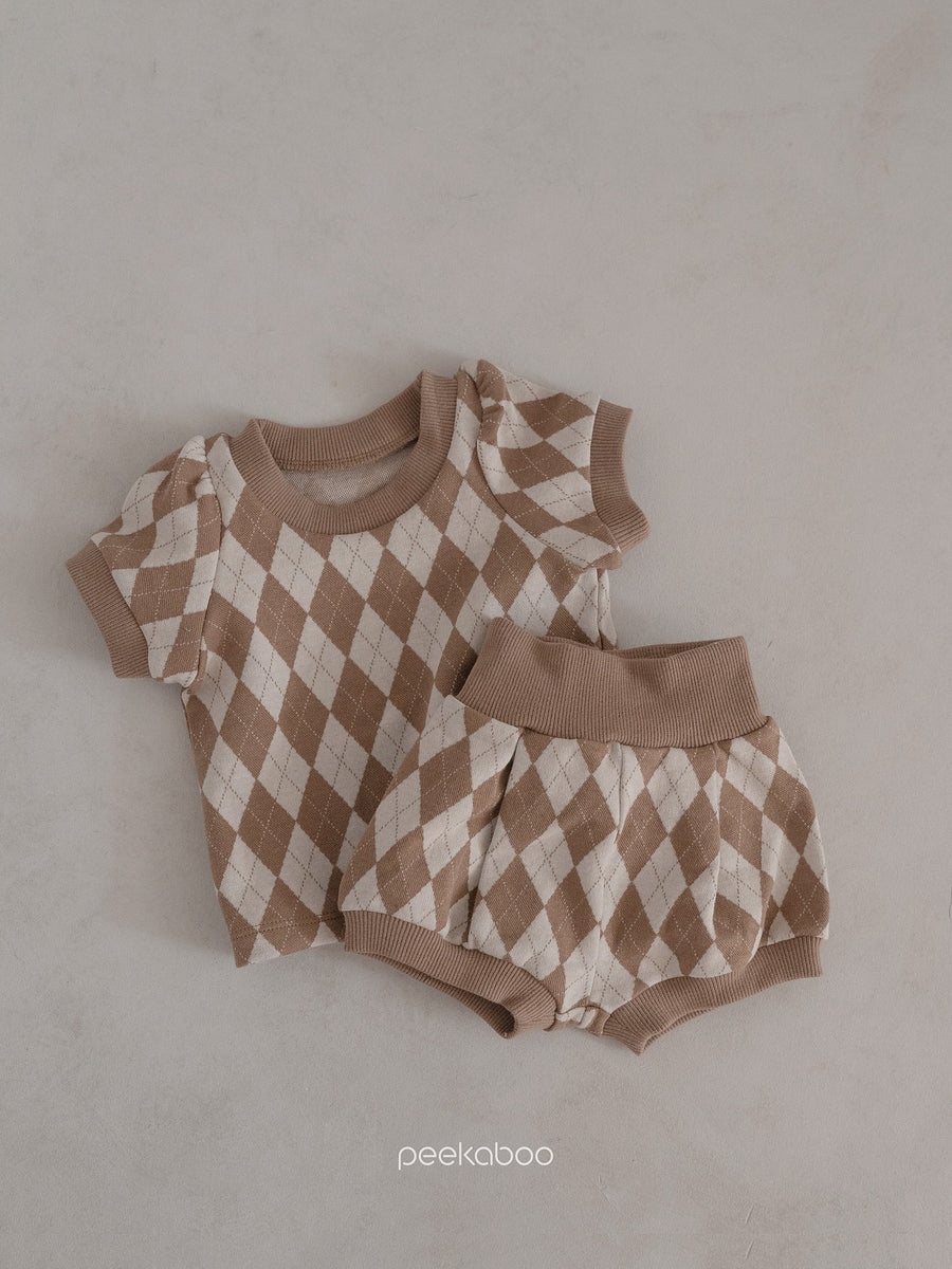 【peekaboo】Argyle セット