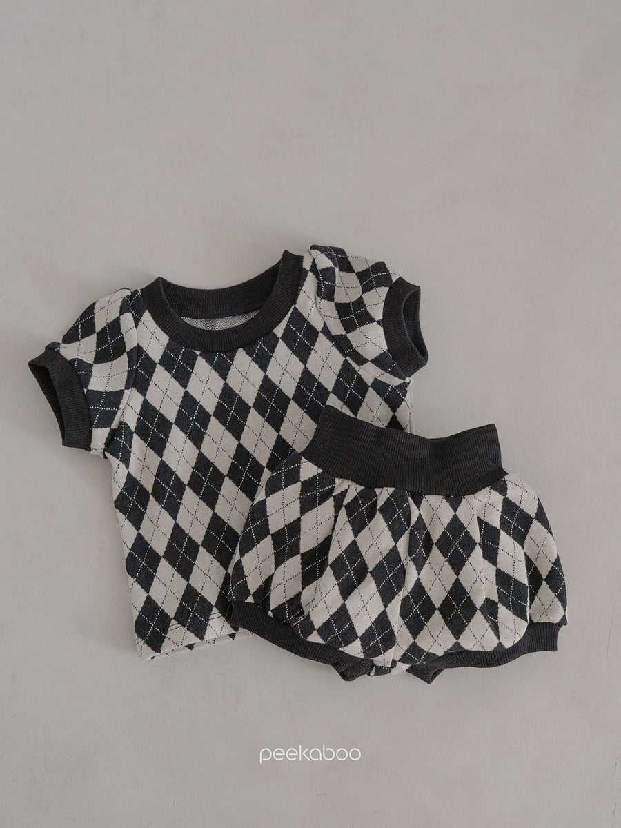 【peekaboo】Argyle セット