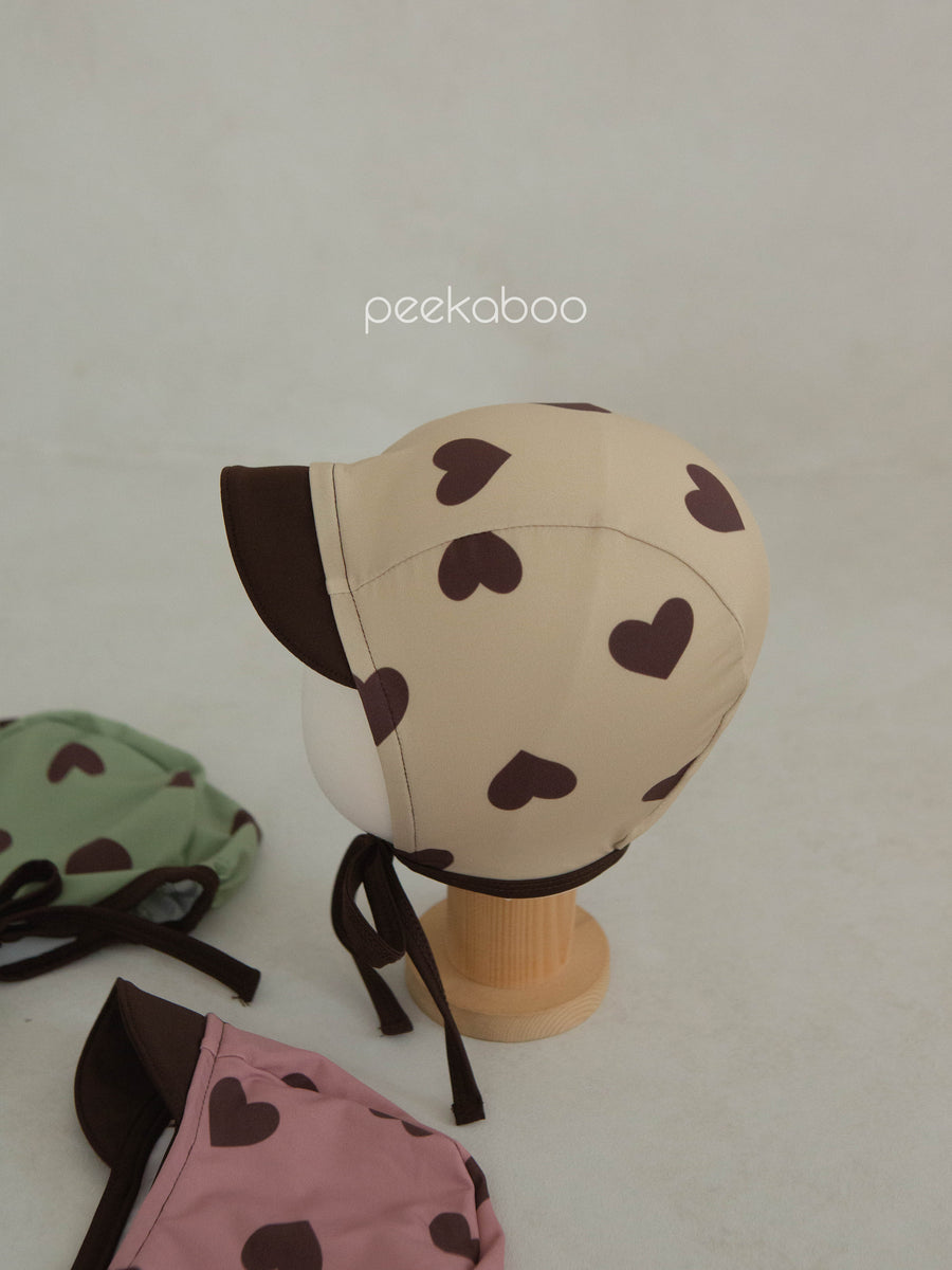 【peekaboo】 チョコ スイム ハット