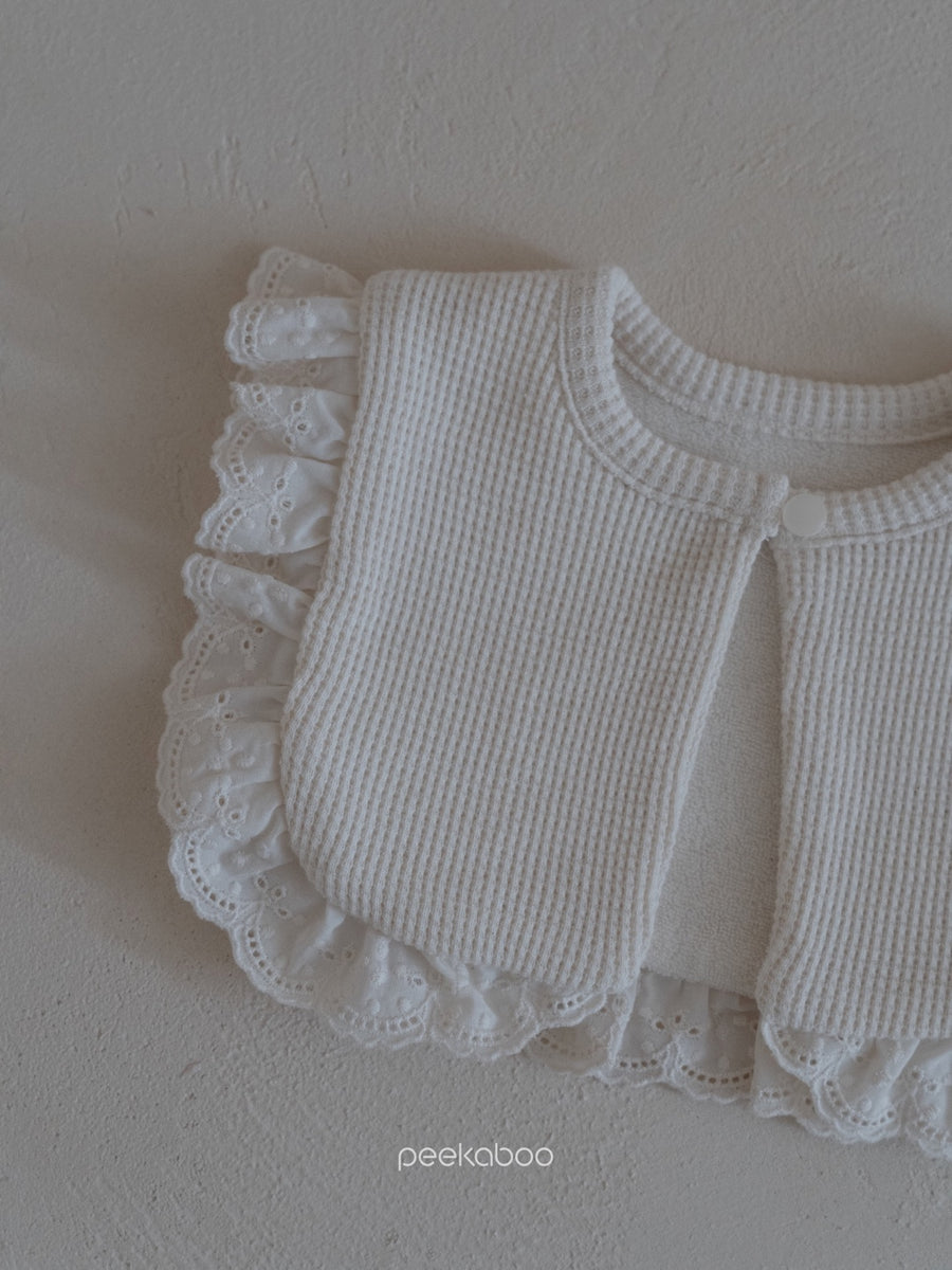 NEW【peekaboo】DEL BABY set (Bib + bloomer)