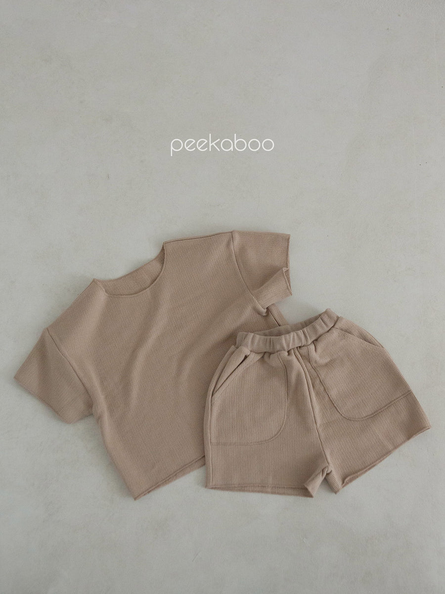 NEW【peekaboo】 Milk ベビーセット (top&bottom set)