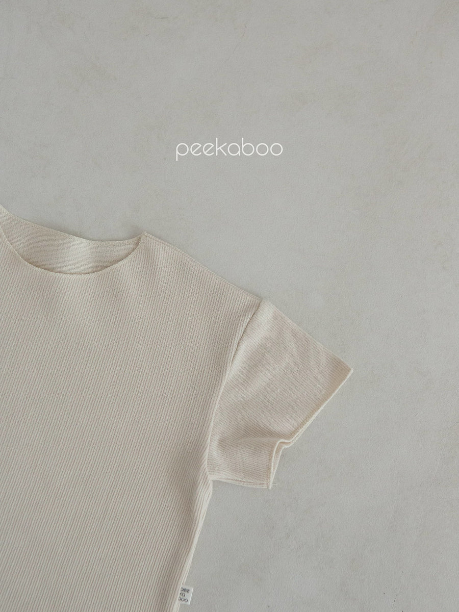 NEW【peekaboo】 Milk ベビーセット (top&bottom set)