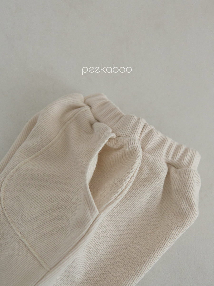 NEW【peekaboo】 Milk ベビーセット (top&bottom set)