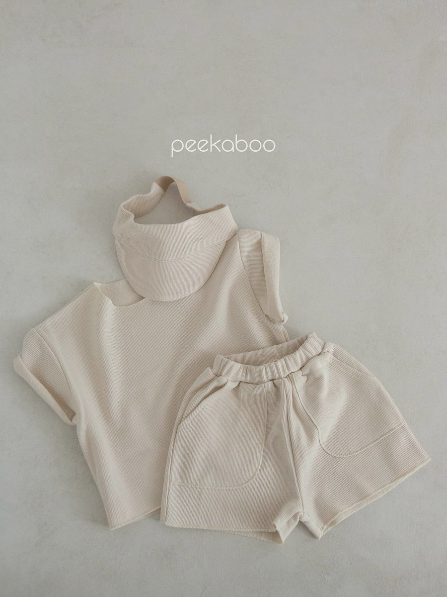 NEW【peekaboo】 Milk ベビーセット (top&bottom set)