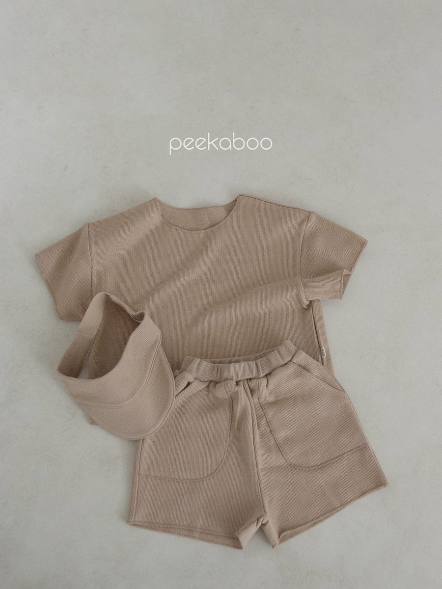 NEW【peekaboo】 Milk ベビーセット (top&bottom set)