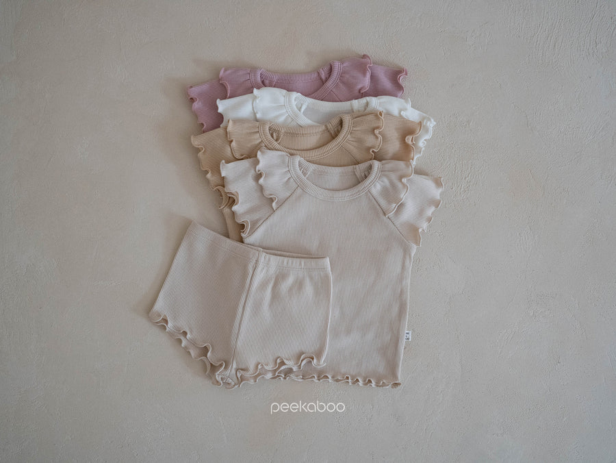 NEW【peekaboo】 Peony 上下セット