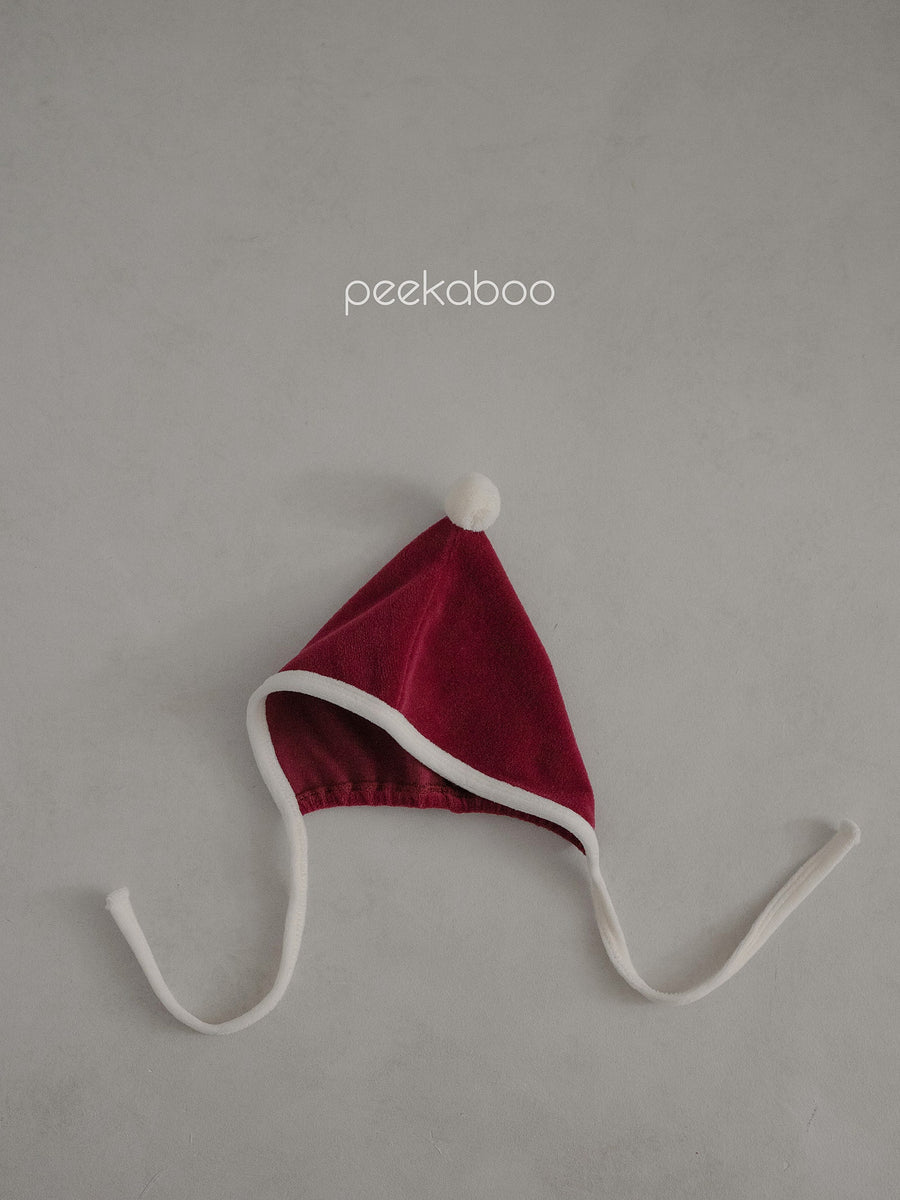 NEW【peekaboo】 Santa ボンネット