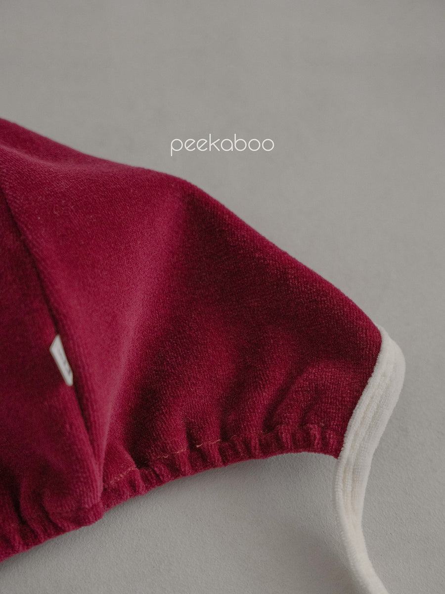 NEW【peekaboo】 Santa ボンネット